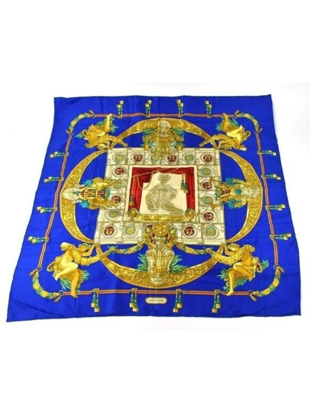 Hermes Silk Scarf 90 Hommage A Charles Garnier Architecte De L'Opera Paris